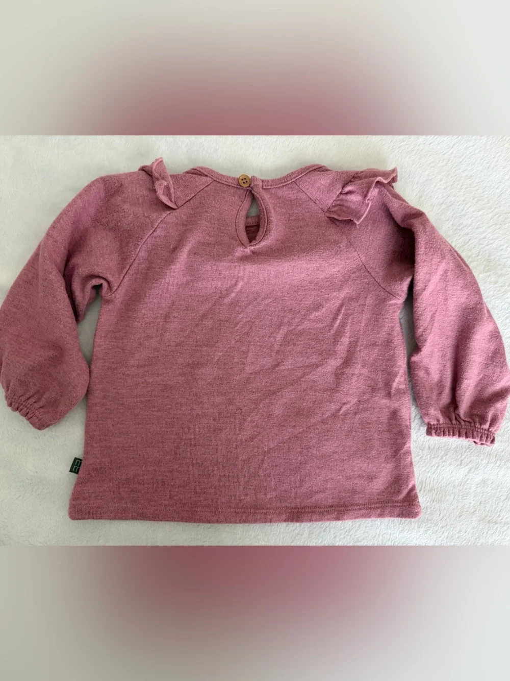 Gerber Pink Long-Sleeve Ruffle Set